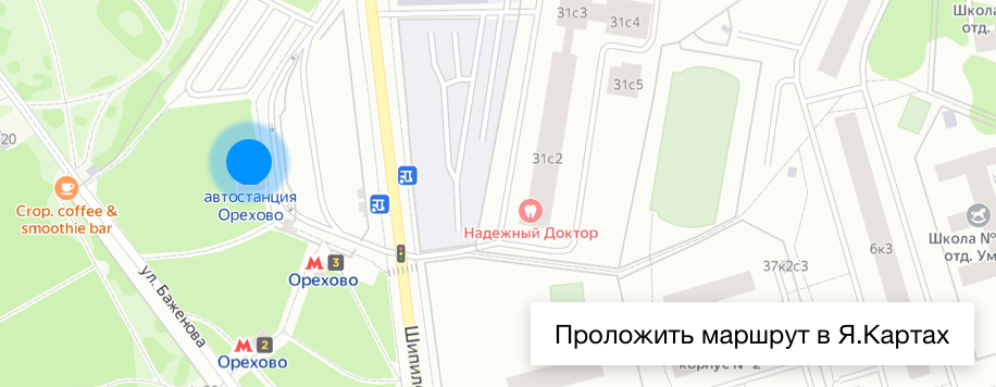 Москва автостанция орехово карта